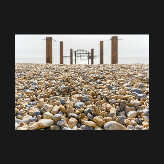 West Pier, Brighton beach, England by millroadgirl