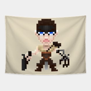 Dystopian Future Road Empress Tapestry