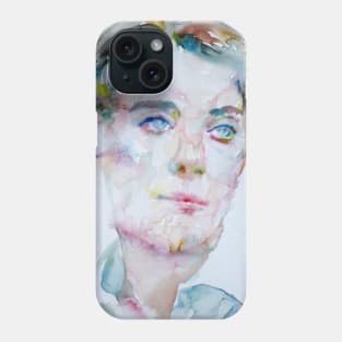 LORD ALFRED DOUGLAS watercolor portrait.3 Phone Case