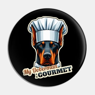 Chef Doberman Pin