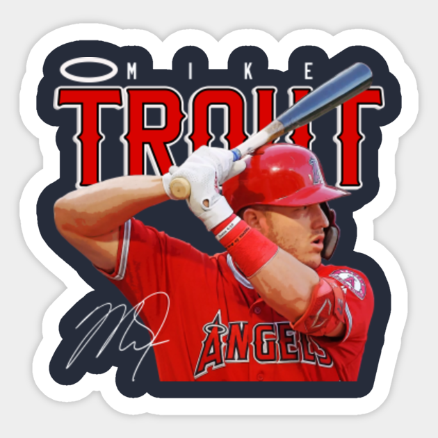 Mike Trout - Mike Trout Los Angeles Angels - Sticker