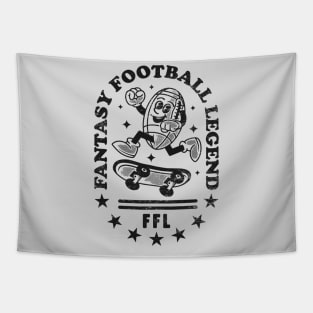 Funny Vintage Touchdown: Fantasy Football Legend Tapestry