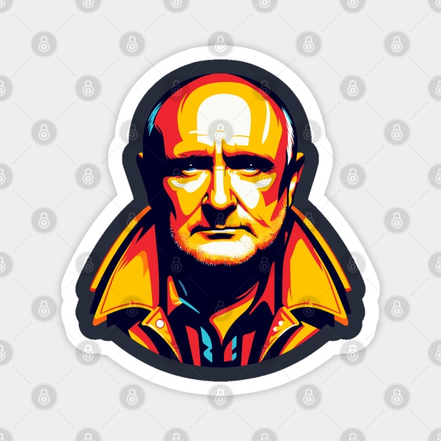 Phil Collins 3 Magnet by dolanjaran