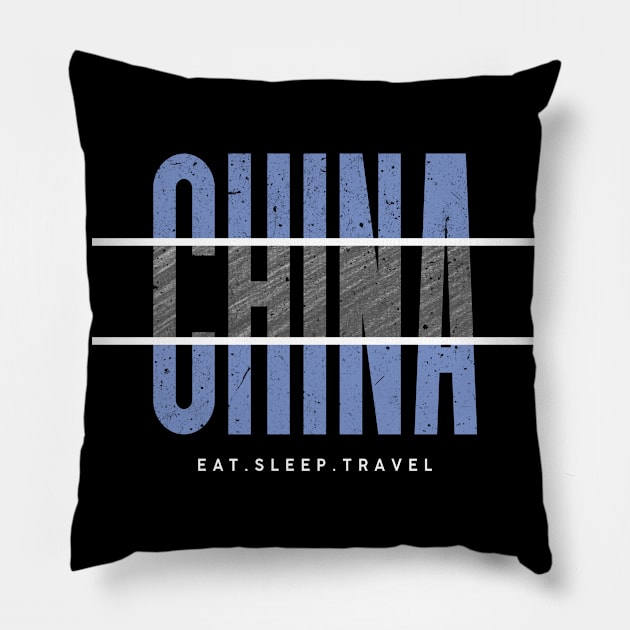 China trip Pillow by SerenityByAlex