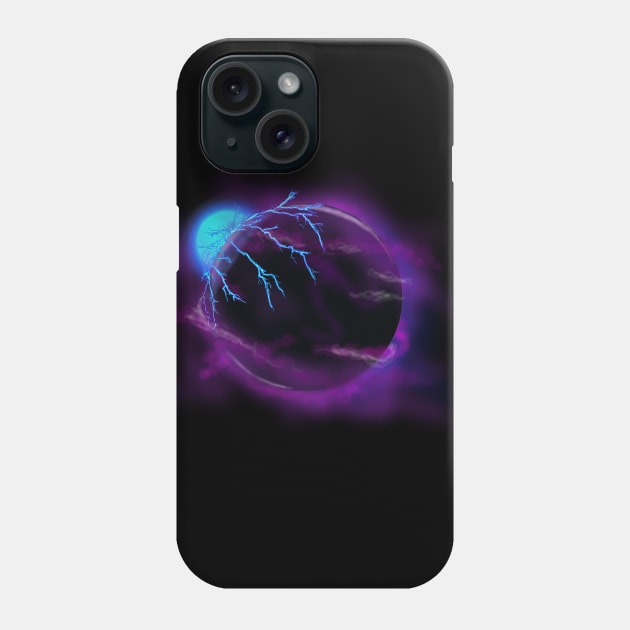 planet electric Phone Case by NemfisArt