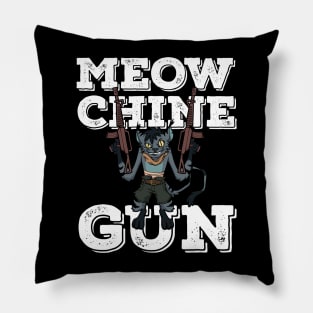 2nd Amendment Patriotic Pro Gun Owner Cat Rifle Kitty Guns Pillow