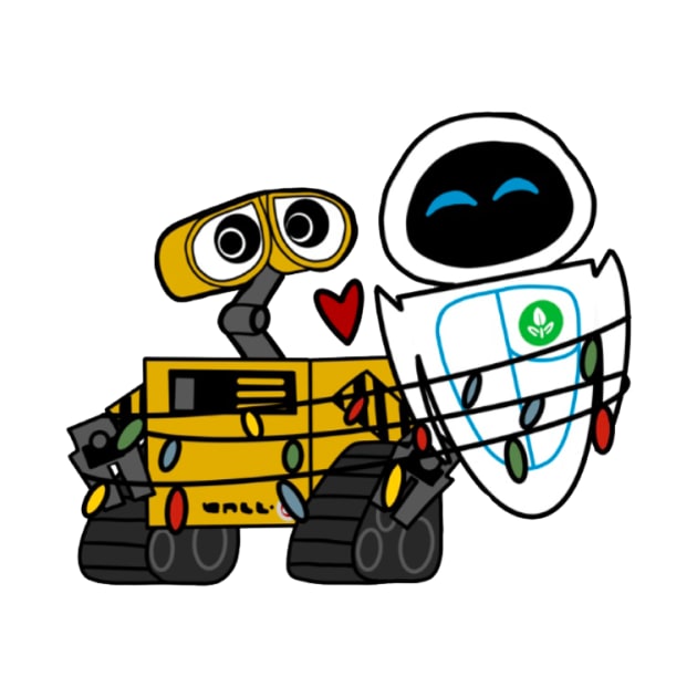 Wall-e & Eve by MelissaJoyCreative