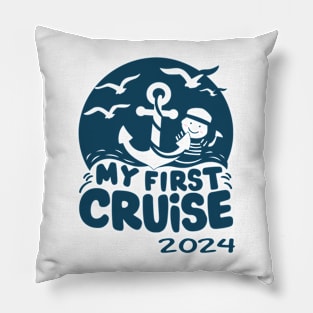 My First Cruise 2024 Pillow