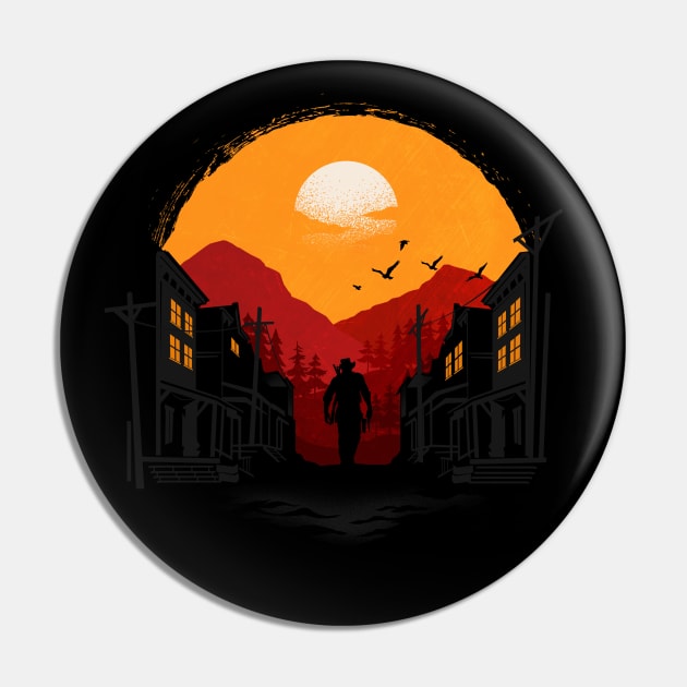 Red Dead Pin by plonkbeast