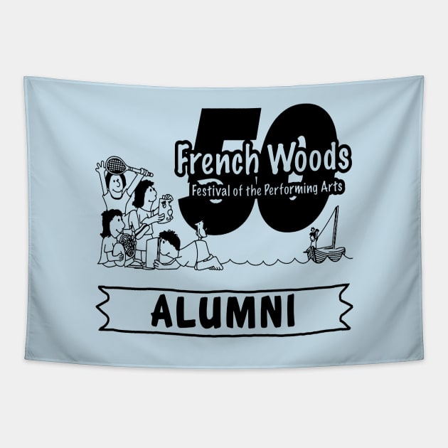 French Woods 50th Anniversary Alumni Tapestry by diazlesmana
