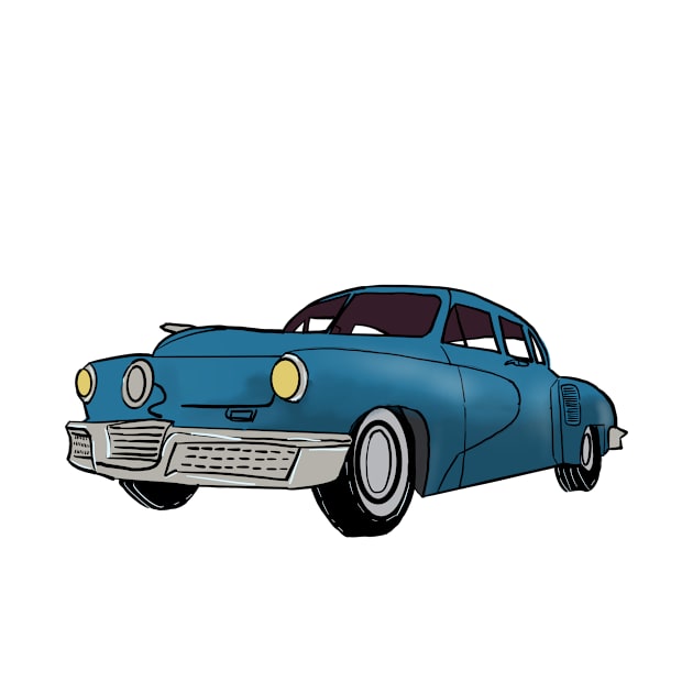 Vintage Retro American Classic Car by livania