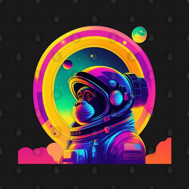 Monkey Astronaut by Artevak