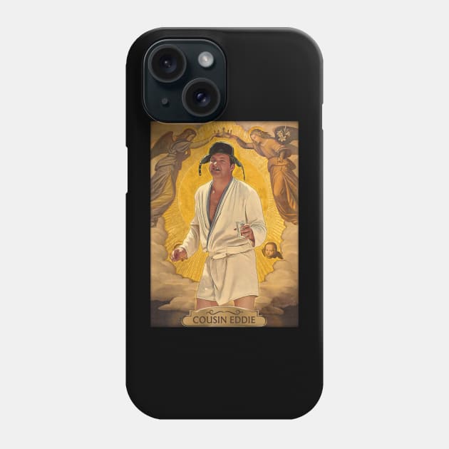 Saint Cousin Eddie // Christmas Vacation Fan Art Phone Case by darklordpug