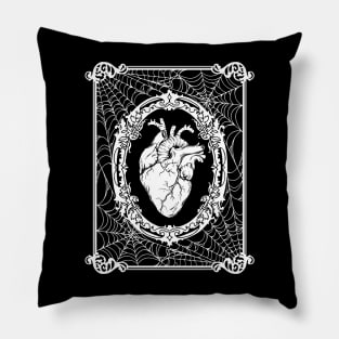 Gothic Victorian Framed Heart Pillow