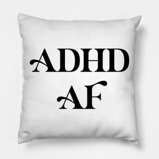 adhd meme tee Pillow