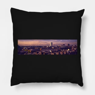 Leeds Skyline at Dusk Pillow