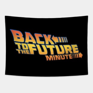 BTTF Minute Logo Tapestry