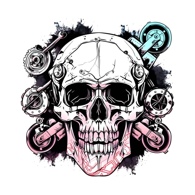 Garage Skull Design by ragil_studio