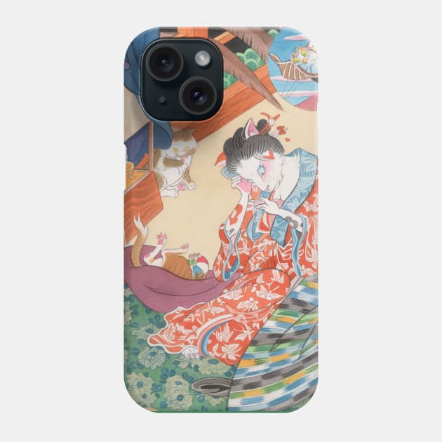 Year of the Rooster Series/ Henned In  (crop) Phone Case by MoiraHahnArt