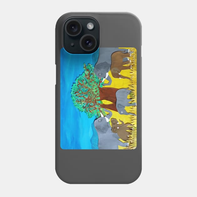 Family (MKJ for IFAW '18) Phone Case by MYLESKennedyJUNKIES1