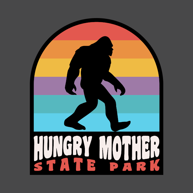 Hungry Mother State Park Campground Bigfoot Sasquatch by PodDesignShop