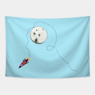 To the Moon and back Tapestry