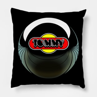 Tommy (Color) Pinball (Dark) Pillow