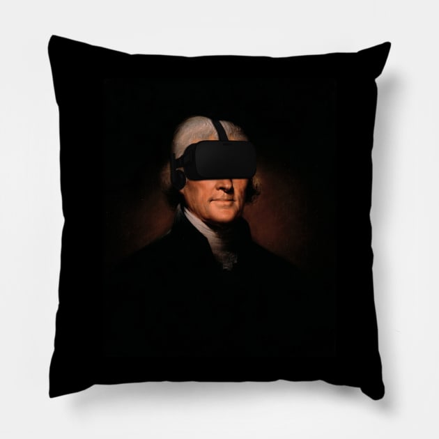Thomas Jefferson VR Pillow by phneep