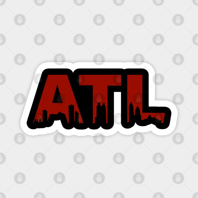 ATL Red Magnet by ilrokery