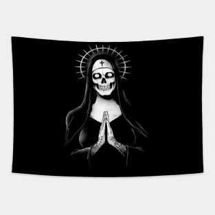 Halloween Nun Tapestry