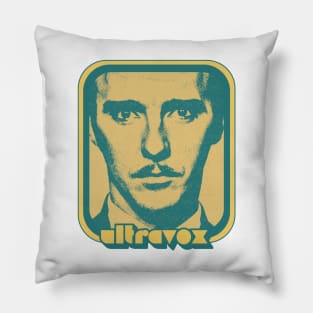 Ultravox - Aesthetic 80s Styled Retro Tribute Design Pillow