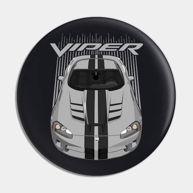 Viper SRT10-silver and black Pin by V8social