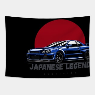 R34 Skyline Tapestry