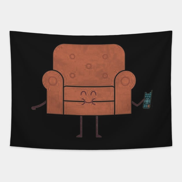 Sofa smile Tapestry by angeliclanavarro