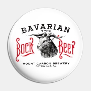 Bavarian Bock Beer Retro Defunct Breweriana Pin