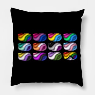 LGBTQ Snakes Pillow