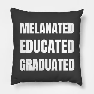 MELANTED EDUCATED GRADUATED Pillow