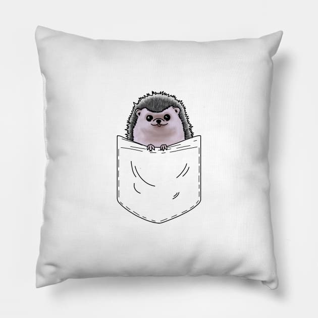 Hedgehog In A Pocket Pillow by quenguyen