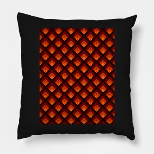 Abstract orange stripes Pillow