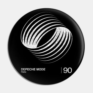 Depeche Mode / Halo / Minimalist Graphic Artwork Design Pin