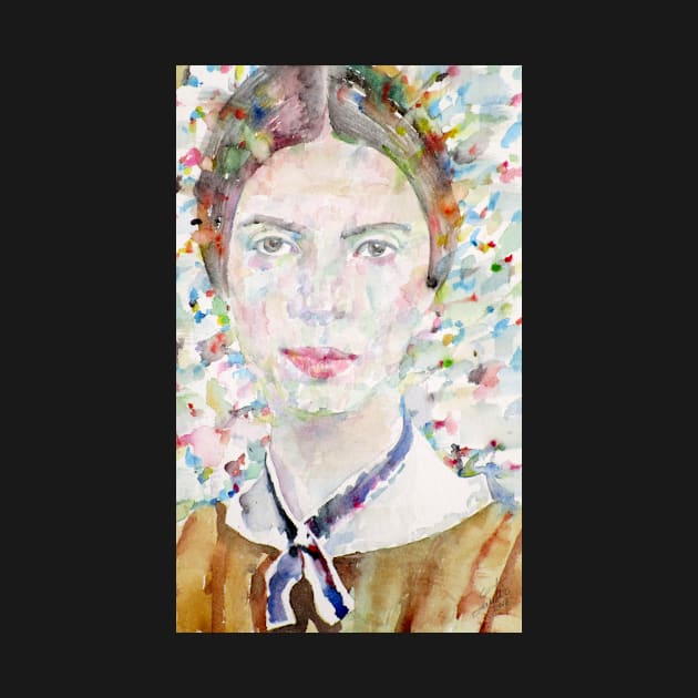 EMILY DICKINSON - watercolor portrait by lautir