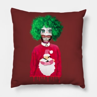 Happy New Clown Pillow