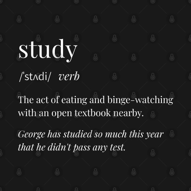 Study Definition by ShirtBricks