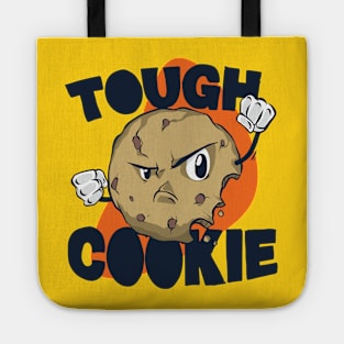 Tough Cookie // Funny Cartoon Cookie Tote