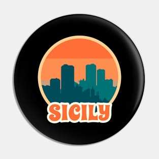 Vintage Sicily Pin