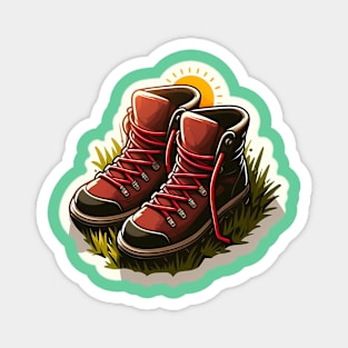 Hiking boots Magnet