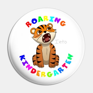 roaring into kindergarten Pin