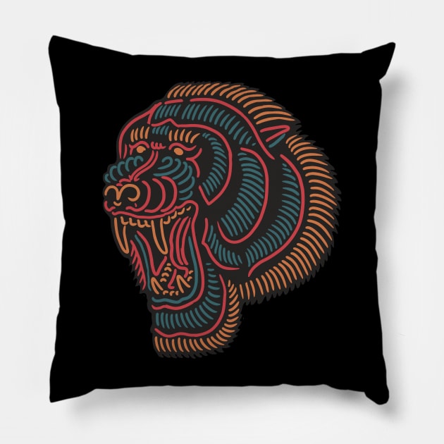 Man Eater Pillow by TerpeneTom