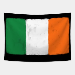 Ireland Grunge Flag Tapestry