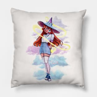 The Young Sorceress Pillow